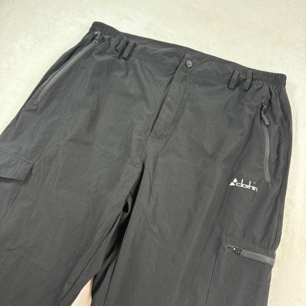 Clothin Mens Hiking‎ Cargo Pants Black CP13210M Size L/30L Nylon Spandex Outdoor